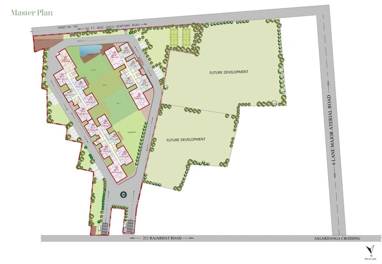 Master Plan, bablatala 3 Bedroom 1426 Sq.Ft. Apartment In Bablatala Kolkata 10313553