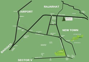 3 BHK Apartment – Map Location View at Bablatala - for Sale