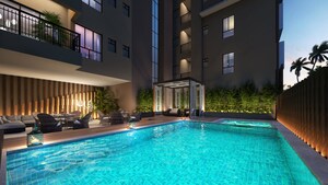 Swimming Pool in 3 BHK Apartment at Bablatala – for Sale