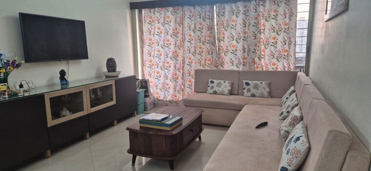 Living Room, whispering-heights 2 Bedroom 812 Sq.Ft. Apartment In Malad West Mumbai 10334989