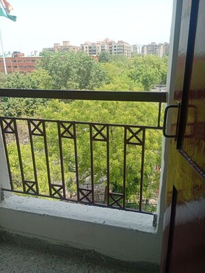 Balcony in 3 BHK Apartment at Sector 6 Dwarka – for Rent