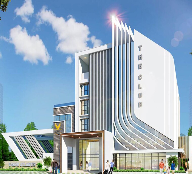 Exterior View, vasavi-atlantis 3 Bedroom 1610 Sq.Ft. Apartment In Narsingi Hyderabad 10335095