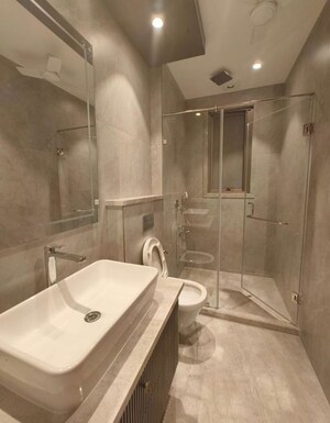 Bathroom in 3 BHK Builder Floor at Greater Kailash Part 3 – for Rent