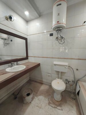 Bathroom in 3 BHK Builder Floor at Greater Kailash ii – for Rent