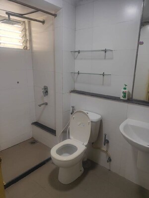 Bathroom in 3 BHK Apartment at Jharna Apartment, Purba Barisha – for Rent