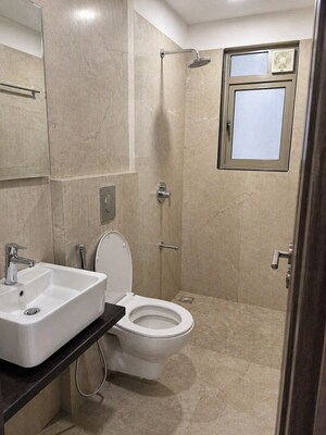 Bathroom in 3 BHK Apartment at Runwal Estate, Dhokali – for Rent