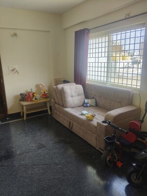 Living Room in 2 BHK Apartment at Krishna Residency Kadubeesanahalli, Kadubeesanahalli – for Rent