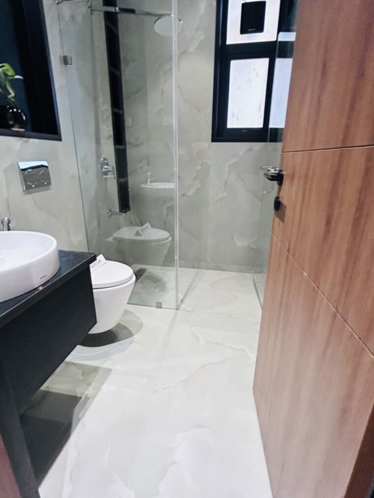 Bathroom, vision-vanessa 3 Bedroom 1430 Sq.Ft. Apartment In Ravet Pune 10335306