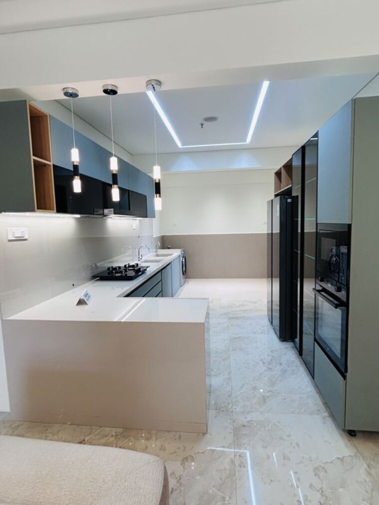 Kitchen, vision-vanessa 3 Bedroom 1430 Sq.Ft. Apartment In Ravet Pune 10335306