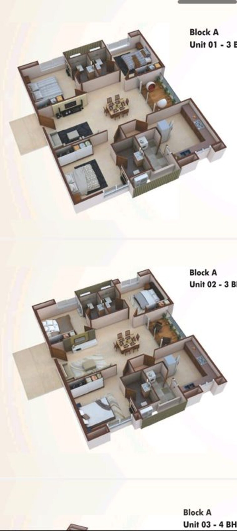 Floor Plan, csr-ashvattha 3 Bedroom 2485 Sq.Ft. Apartment In Uppal Hyderabad 10335377