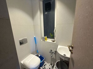 Bathroom in 3 BHK Apartment at Indiabulls Sky Forest, Lower Parel – for Rent