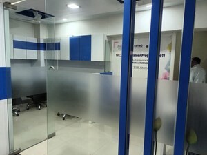 Building Lobby in  Office Space at Abhijyot Square, Makarba – for Rent