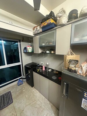 Kitchen in 1 BHK Apartment at Oxford Navrang Navkar, Goregaon West – for Rent
