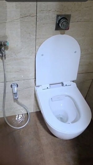 Bathroom in 1 BHK Apartment at Chandak 34 Park Estate D Wing, Goregaon West – for Rent