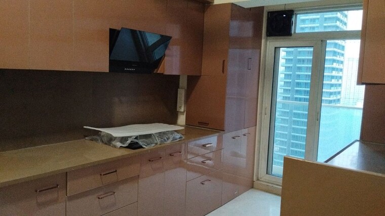 Kitchen, galaxy-aura 5 Bedroom 3000 Sq.Ft. Penthouse In Nerul Sector 6 Navi Mumbai 10335435