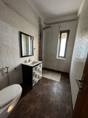 Bathroom in 2 BHK Builder Floor at Realtech The Luxurium, Sushant Lok I – for Rent