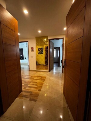 Living Room in 2 BHK Builder Floor at Realtech The Luxurium, Sushant Lok I – for Rent