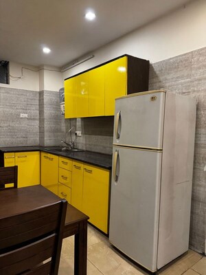 Kitchen in 2 BHK Builder Floor at Realtech The Luxurium, Sushant Lok I – for Rent