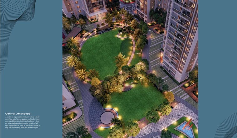 Master Plan, my-home-apas 3 Bedroom 3860 Sq.Ft. Apartment In Kokapet Hyderabad 8819454