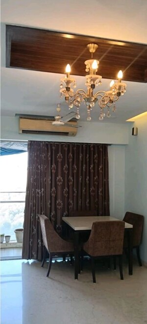 Dining area in 2 BHK Apartment at The Wadhwa Palm Beach Residency, Nerul Sector 4 – for Rent