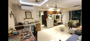 Living Room in 3 BHK Apartment at Adani Group Western Heights, Andheri West – for Rent