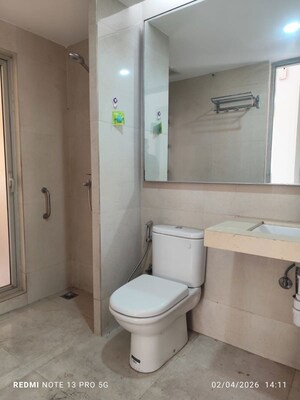 Bathroom in 3 BHK Apartment at Hiranandani Highland, Powai – for Rent