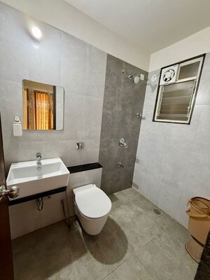 Bathroom in 2 BHK Apartment at Anmol Pride Pashan, Pashan – for Rent