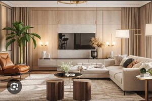 Living Room in 2 BHK Apartment at Raymond Aashiyana, Vartak Nagar – for Sale