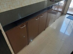 Kitchen in 2 BHK Apartment at Lalani Residency, Kavesar – for Sale