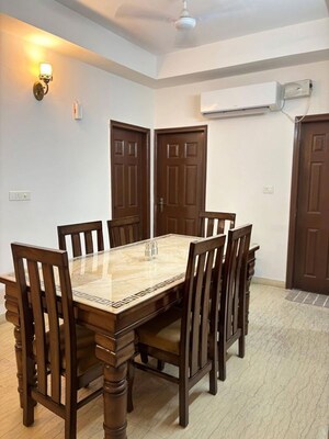 Dining Room in 3 BHK Apartment at Sushma Chandigarh Grande, Lohgarh – for Rent