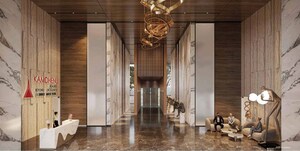 Building Lobby in  Office Space at Kamdhenu 23 West, T.T.C. Industrial Area – for Sale