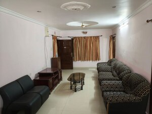 Living Room in 3 BHK Apartment at KK Tower, Madhapur – for Rent