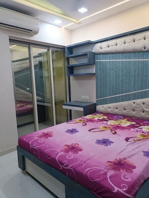 Master Bedroom in 2 BHK Apartment at Shree Nandanvan homes, Kalwa – for Rent