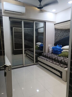 Bedroom in 2 BHK Apartment at Shree Nandanvan homes, Kalwa – for Rent