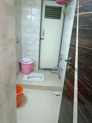 Bathroom in 2 BHK Apartment at Shree Nandanvan homes, Kalwa – for Rent
