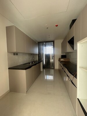 Kitchen in 4 BHK Apartment at Rustomjee Crown, Prabhadevi – for Rent