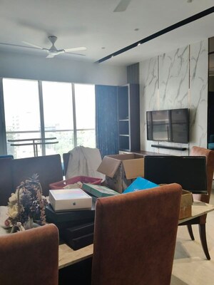 Living Room in 3 BHK Apartment at Mantri Sujata Apartment, Santacruz West – for Rent