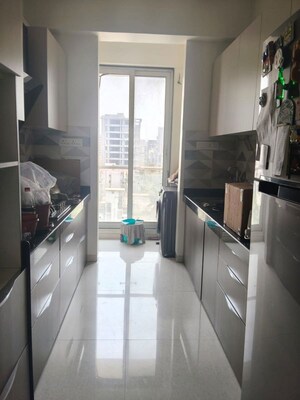 Kitchen in 3 BHK Apartment at Mantri Sujata Apartment, Santacruz West – for Rent