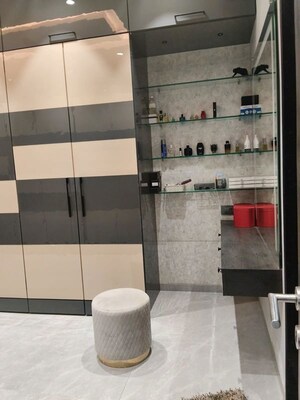 Bathroom in 3 BHK Apartment at Mantri Sujata Apartment, Santacruz West – for Rent