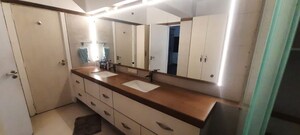 Bathroom in 3 BHK Apartment at Juhu – for Rent