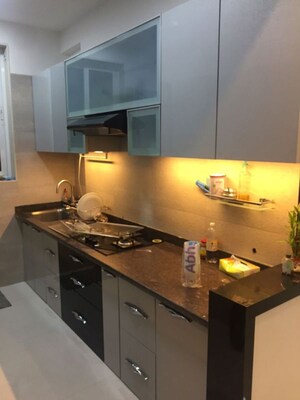 Kitchen in 2 BHK Apartment at Eskay Itus Apartment, Andheri West – for Rent