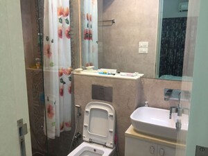 Bathroom in 2 BHK Apartment at Eskay Itus Apartment, Andheri West – for Rent