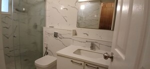 Bathroom in 3 BHK Apartment at August Grand, Sarjapur Road – for Rent