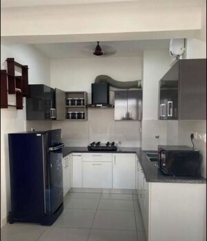 Kitchen in 2 BHK Apartment at Highland Park Chandigarh, Bhabat – for Rent