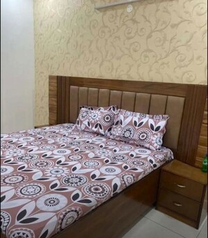 Bedroom in 2 BHK Apartment at Highland Park Chandigarh, Bhabat – for Rent