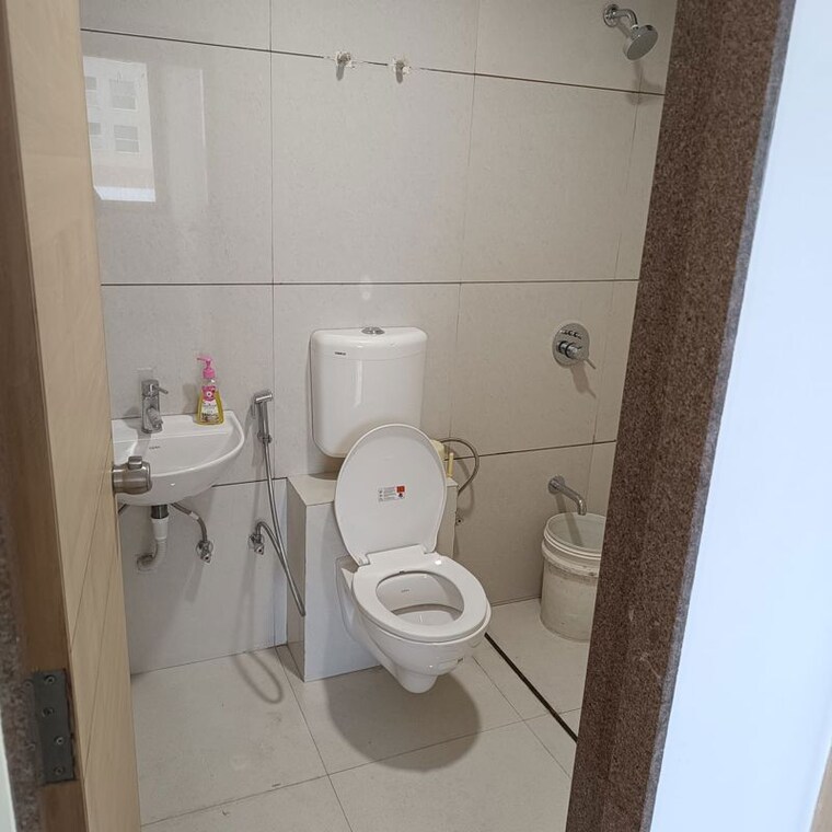 Bathroom, gift city 2 Bedroom 1600 Sq.Ft. Apartment In Gift City Gandhinagar 10336148