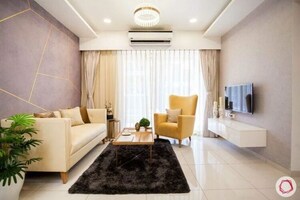 Living Room in 2.5 BHK Apartment at Nala – for Rent