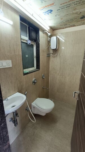 Bathroom in 1 BHK Apartment at Sahajanand Athena, Goregaon West – for Rent