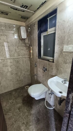 Bathroom in 1 BHK Apartment at Sahajanand Athena, Goregaon West – for Rent