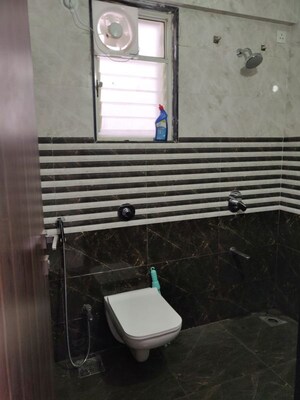 Bathroom in 3 BHK Apartment at Sharada Alliance Paritosh, Balewadi – for Rent